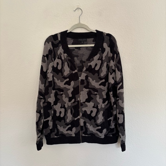 Barefoot Dreams Cozychic Ultra Lite Camo Full Zip Cardigan